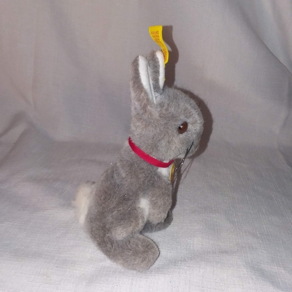 Vintage Steiff Manni Hase Bunny Rabbit 1503 15 Grey 1984-1987 IDS West Germany - Picture 5 of 15